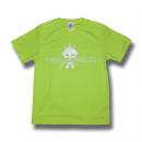 ユニセックス ドライ01Tシャツ ライトグリーン×ホワイト